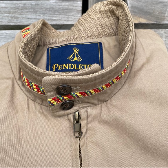 Opening Ceremony x Pendleton Khaki Jacket w Trim - Picture 3 of 16